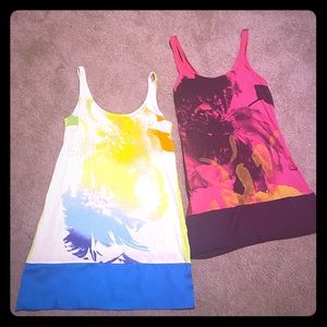 Two Long Tunic Length Tanks